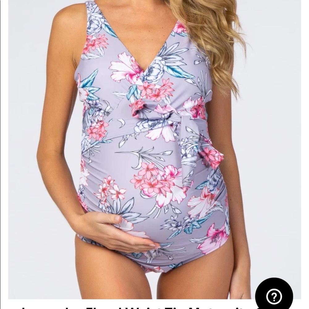 Pinkblush maternity floral swimsuit
